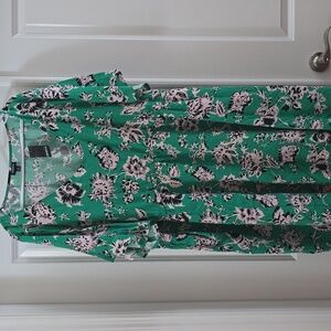 Torrid Mint Green Floral Dress